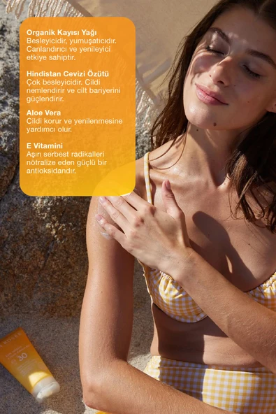 LA ROSEE PARİS YÜKSEK KORUMALI GÜNEŞ KORUYUCU SÜT Organik Kayısı Yağı İçeren SPF 30 150 Ml - Resim 4