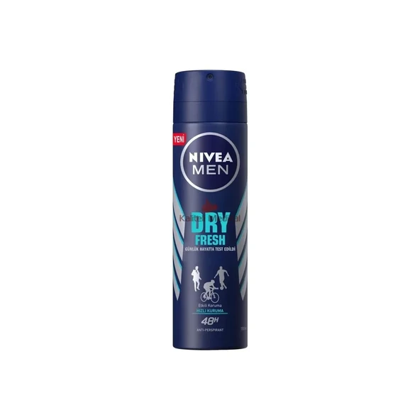 NIVEA DEODORANT FOR MEN DRY FRESH 150ML ürün görseli 1