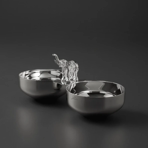 Jumbo Ganesha İkili Gümüş Çerezlik ürün görseli 1