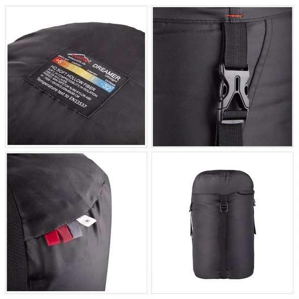 Evolite Dreamer Ultralight -32°C Uyku Tulumu - Turuncu - Resim 4