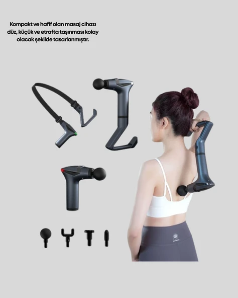 3in1 Fonksiyonel Şarjlı Masaj Aleti Ayak Yüz Vücut Masajı - Resim 4
