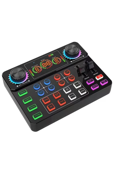 Blic Pro+ KSA2 Siyah Live Stream Sound Card | Profesyonel Canlı Yayın Ses Kartı ürün görseli 1