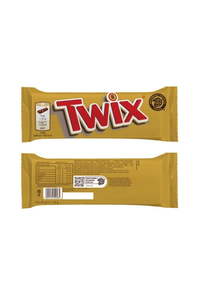 Twix Bar 50 gr x 6 Adet - Resim 2