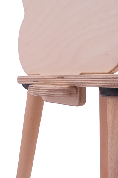 Montessori Çocuk Ahşap Oyun Etkinlik Çalışma Masası Sandalyesi - Resim 5