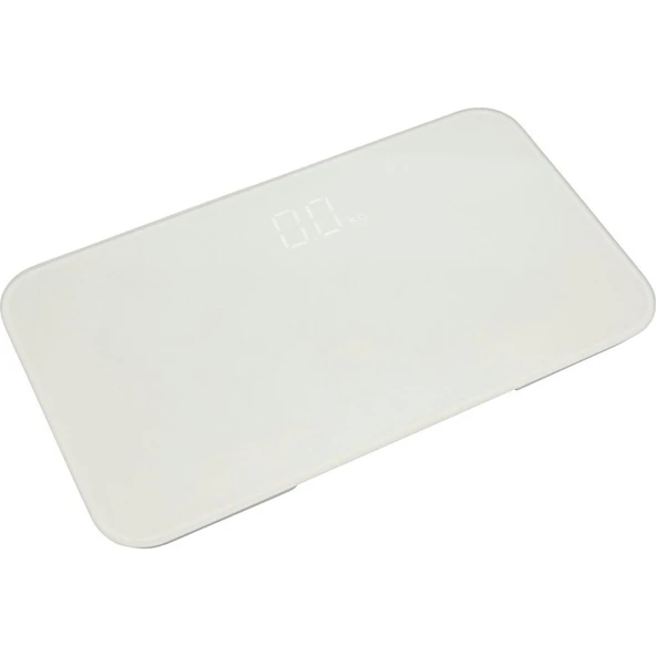 Kompakt Dijital Baskül – 180 kg kapasiteli LED Ekranlı Banyo Tartısı - Resim 3