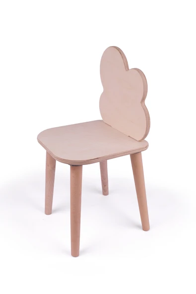 Montessori Çocuk Ahşap Oyun Etkinlik Çalışma Masası Sandalyesi - Resim 3