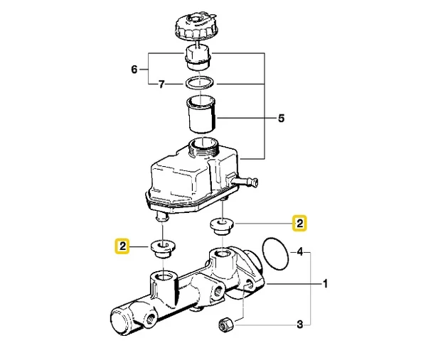 BMW VE MİNİ FREN MERKEZ TAPASI 34311163464 - Resim 4
