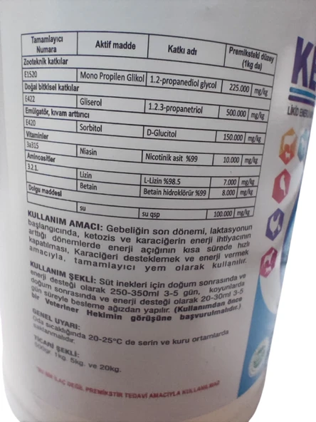 Nutra Ketosorb Likid Enerji Kaynağı 500 gr - Resim 3