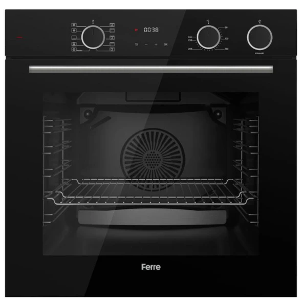 Ferre FryArt&SilentArt-SteamArt REA Yeni Seri Sessiz Siyah  Ankastre Set ( D080-SA + XE64CS +LN385) - Resim 4