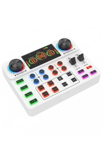 Blic Pro+ KSA2 Beyaz Live Stream Sound Card | Profesyonel Canlı Yayın Ses Kartı ürün görseli 1