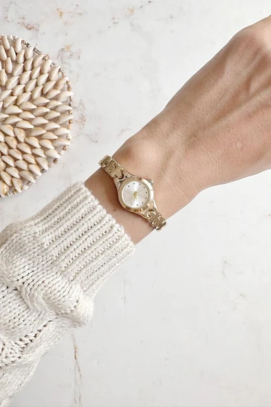 Melia Gold Kordon Kadın Kol Saati ürün görseli 1