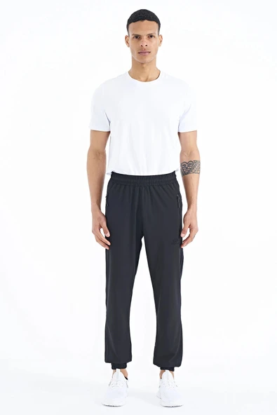 Tommy Life Erkek Alt Eşofman Siyah 84826 - Resim 4