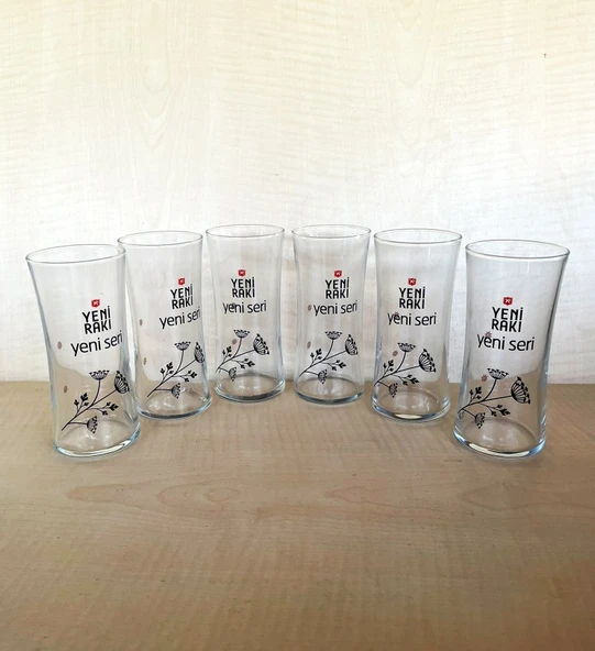 6 ADET YENİ SERİ RAKI BARDAĞI YENİ RAKI BARDAĞI ürün görseli 1
