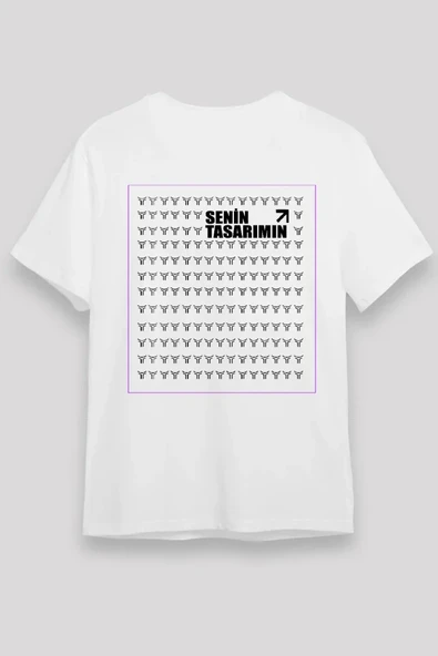 Arka 24/1 Düz Oversize T-shirt - Beyaz ürün görseli 1