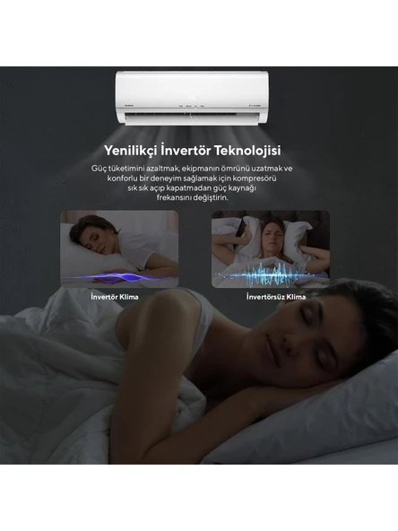 KUMTEL Matsu KMSAC-12 A++ 12.000 Btu Inverter Duvar Tipi Split Klima - Resim 2