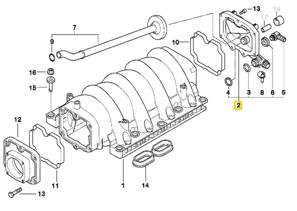 BMW E31 E38 VE E39 M62 MOTOR EMME MANİFOLD VALFİ 11617501563 - Resim 4