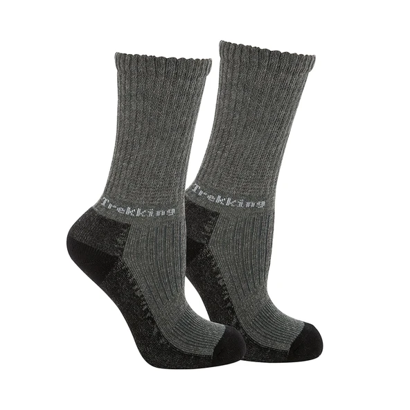 Thermoform Trekking Extra Dolgulu, Darbe Emici Kışlık Unisex Çocuk Çorap Antrasit ürün görseli 1