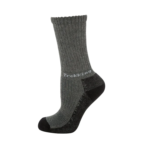 Thermoform Trekking Extra Dolgulu, Darbe Emici Kışlık Unisex Çocuk Çorap 3'lü Paket Antrasit - Resim 5