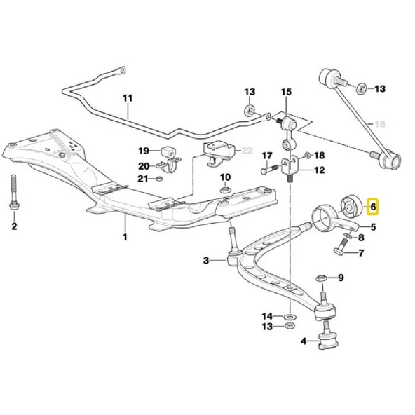 BMW E30 FROW SALINCAK BURCU 31129058815 - 2
