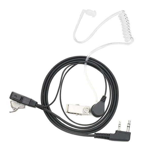 Powermaster Wln PMR-446 / GYQ Q75 / Aselsan A446 Spiral Arkalıklı Akustik Telsiz Kulaklık ürün görseli 1