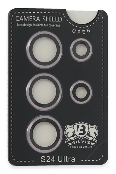 HarmonyAura Samsung Galaxy S24 Ultra Bilvis Titan Kamera Lens - Derin Mor - Resim 2