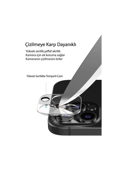 HarmonyAura Xiaomi Redmi 13 4G Kamera Lens Koruma Cam - Resim 3