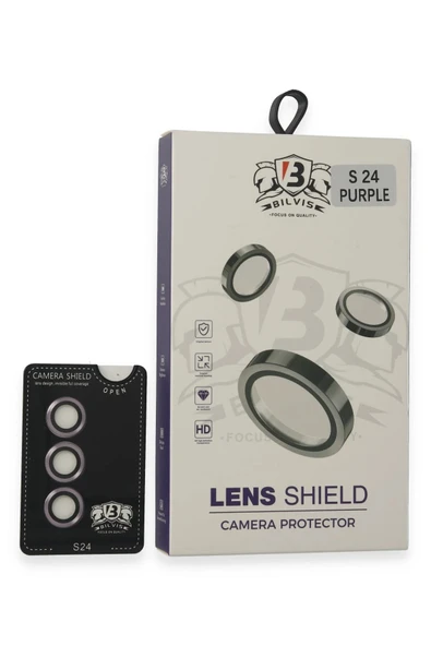 HarmonyAura Samsung Galaxy S24 Bilvis Titan Kamera Lens - Derin Mor ürün görseli 1