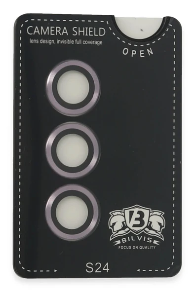 HarmonyAura Samsung Galaxy S24 Bilvis Titan Kamera Lens - Derin Mor - Resim 2