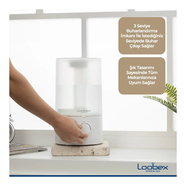Loobex  Hava Nemlendirici Buhar Makinesi ME-3140 - Resim 2