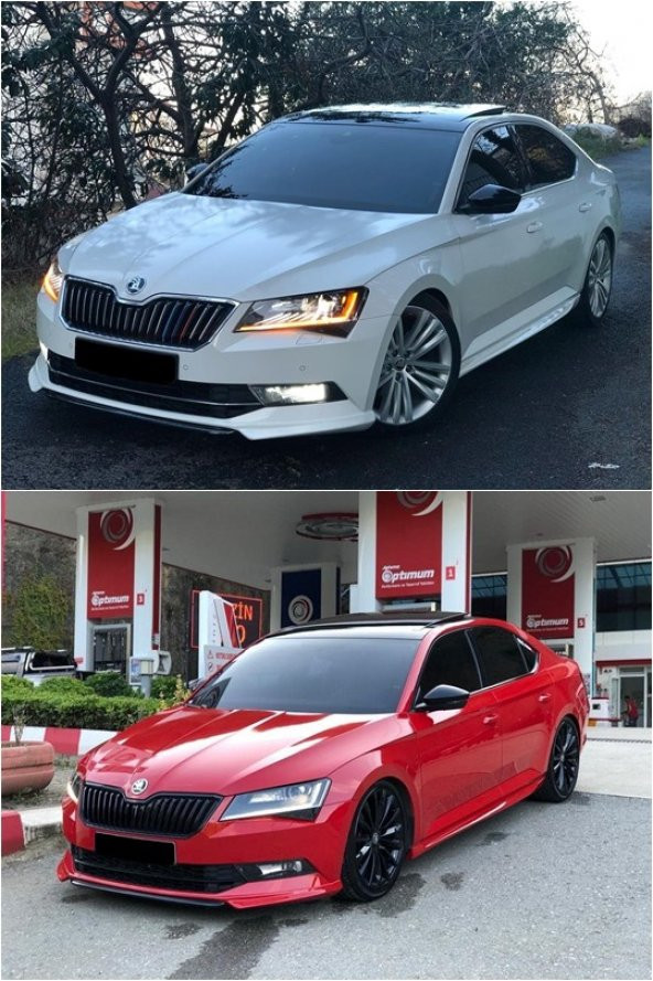 Skoda Superb Ön Tampon Eki Plastik Boyasız - 1