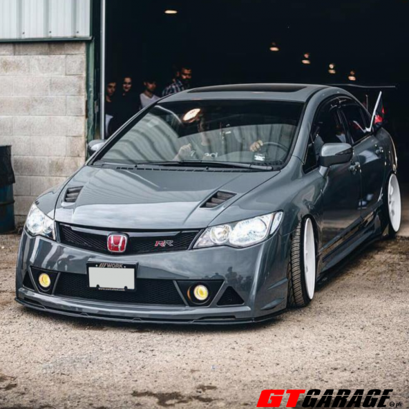 Honda Civic FD6 Mugen RR Ön Lip Plastik Parlak Sİyah 2006-2012