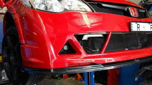 Honda Civic FD6 Mugen RR Ön Lip Plastik Parlak Sİyah 2006-2012 - 2