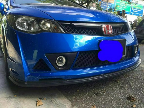 Honda Civic FD6 Mugen RR Ön Lip Plastik Parlak Sİyah 2006-2012 - 4