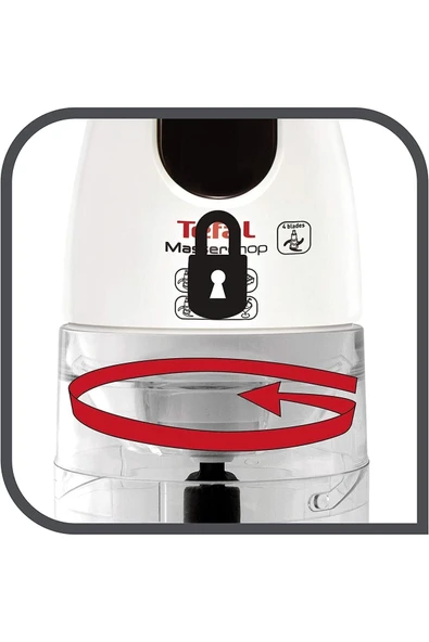 Tefal Masterchop 4 Bıçaklı Doğrayıcı - Resim 4