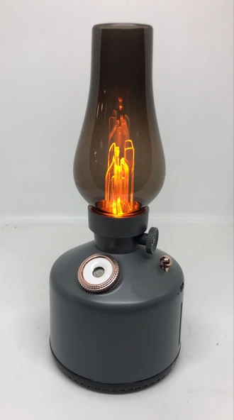 LEBRON Şarjlı Gece Lambası &GRİ Hava Nemlendirici Buhar Makinesi 280ml - Resim 2