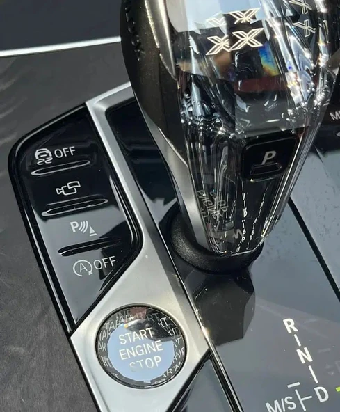 Lüks Kristal Görünümlü Otomatik Vites Topuzu - Resim 4