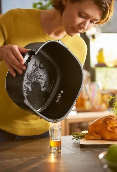 Philips Premium Airfryer XXL, 7,2 Lt (1,4 kg) HD9650/90 (KUTUSUZ) - Resim 3