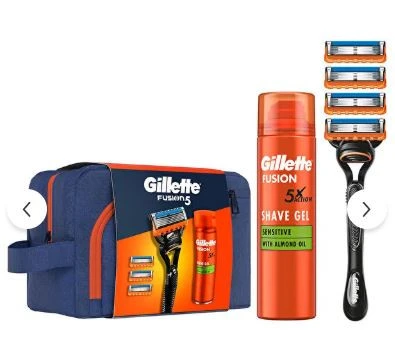 Gillette Fusion H+4 + Fusion Jel 200ML + Çanta ürün görseli 1
