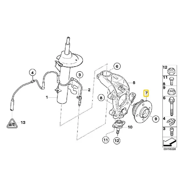 MİNİ R50 R52 R53 R55 R56 R57 R58 VE R59 ÖN PORYA 31226776162 - Resim 3