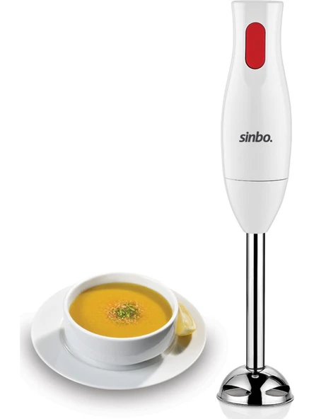 Sinbo 3 Fonksiyonlu Blender Seti - Beyaz - Resim 2