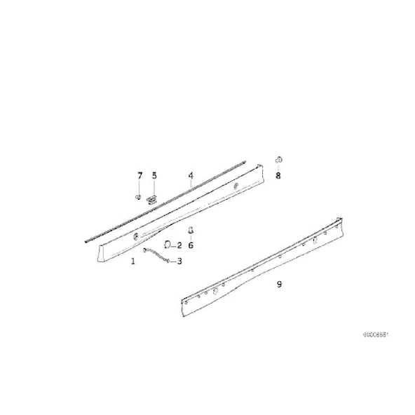 BMW PLASTİK RONDELA 51711932996 - Resim 2