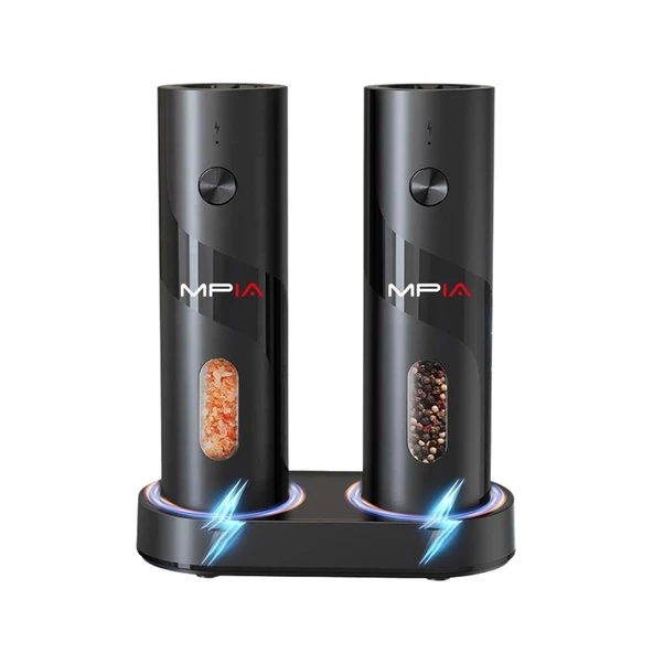 MPIA PG-5 Şarjlı Baharat Öğütücü İkili Set 100ML Hazne - Resim 2