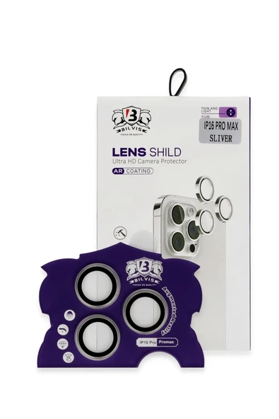 HarmonyAura iPhone 16 Pro Max Bilvis Titan Kamera Lens - Titan Gri ürün görseli 1