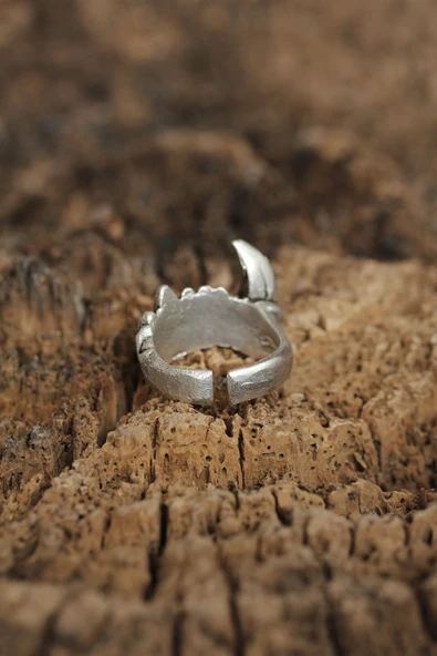 Ayarlanabilir Diş Tasarımlı Erkek Yüzük - Resim 2