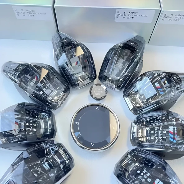 Lüks Kristal Görünümlü Otomatik Vites Topuzu ürün görseli 1