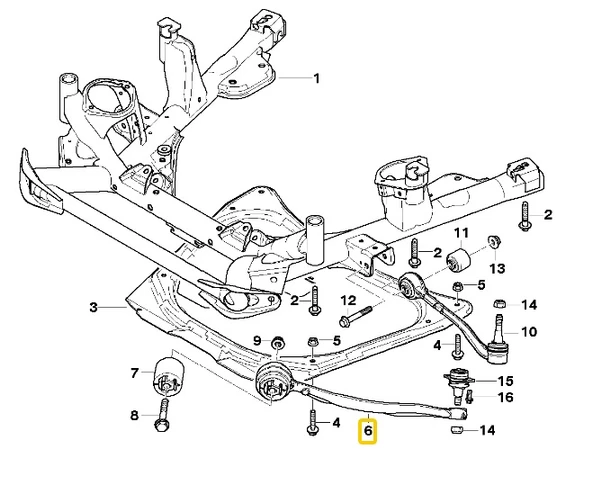 BMW E53 X5 FROW SOL ÜST SALINCAK KOLU 31126769717 - Resim 6