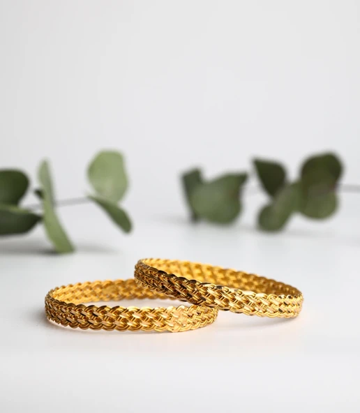 Nar-in Altın Mücevherat Altın Bilezik Hasır Model 30 (15gr) ürün görseli 1