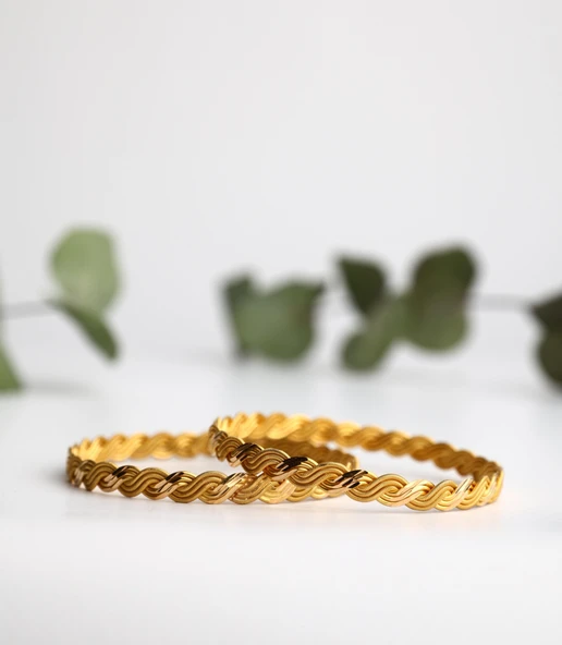 Nar-in Altın Mücevherat Altın Bilezik Burgu Model 46 (20gr) ürün görseli 1