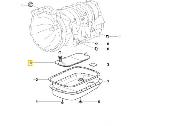 BMW E46 E83 VE Z3 OTOMATİK ŞANZUMAN FİLTRESİ FEBİ 24117557070 - 3