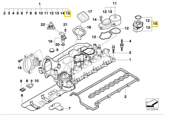 BMW M47N VE M47N2 MOTOR MEYLE SEKLON VALF 11127799367 - Resim 2